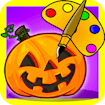 Color Objects Halloween banner