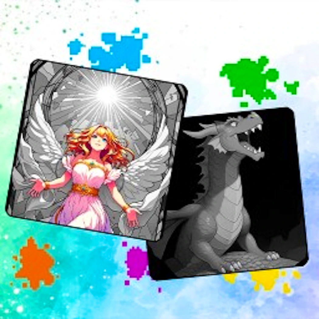 Color Pixels - Coloring by Numbers