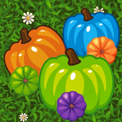 Color Pumpkin Match By Gamepix