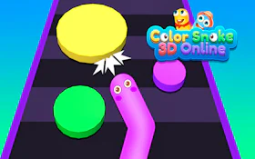 Color Snake 3D Online - Free Online Browser Game
