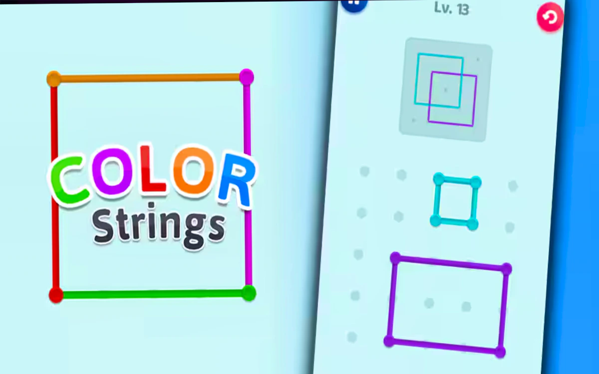 Play Color Strings — free online Puzzle game