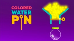 Colored Water & Pin