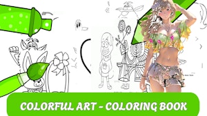 Image for Colorful Art - Coloring Book