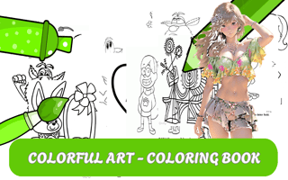 Colorful Art - Coloring Book game cover