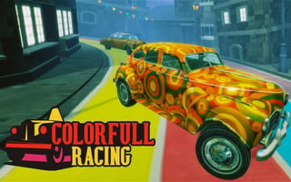 Colorful Racing game cover