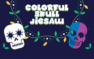 Colorful Skull Jigsaw