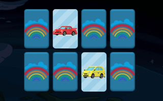 Colorful Vehicles Memory game cover