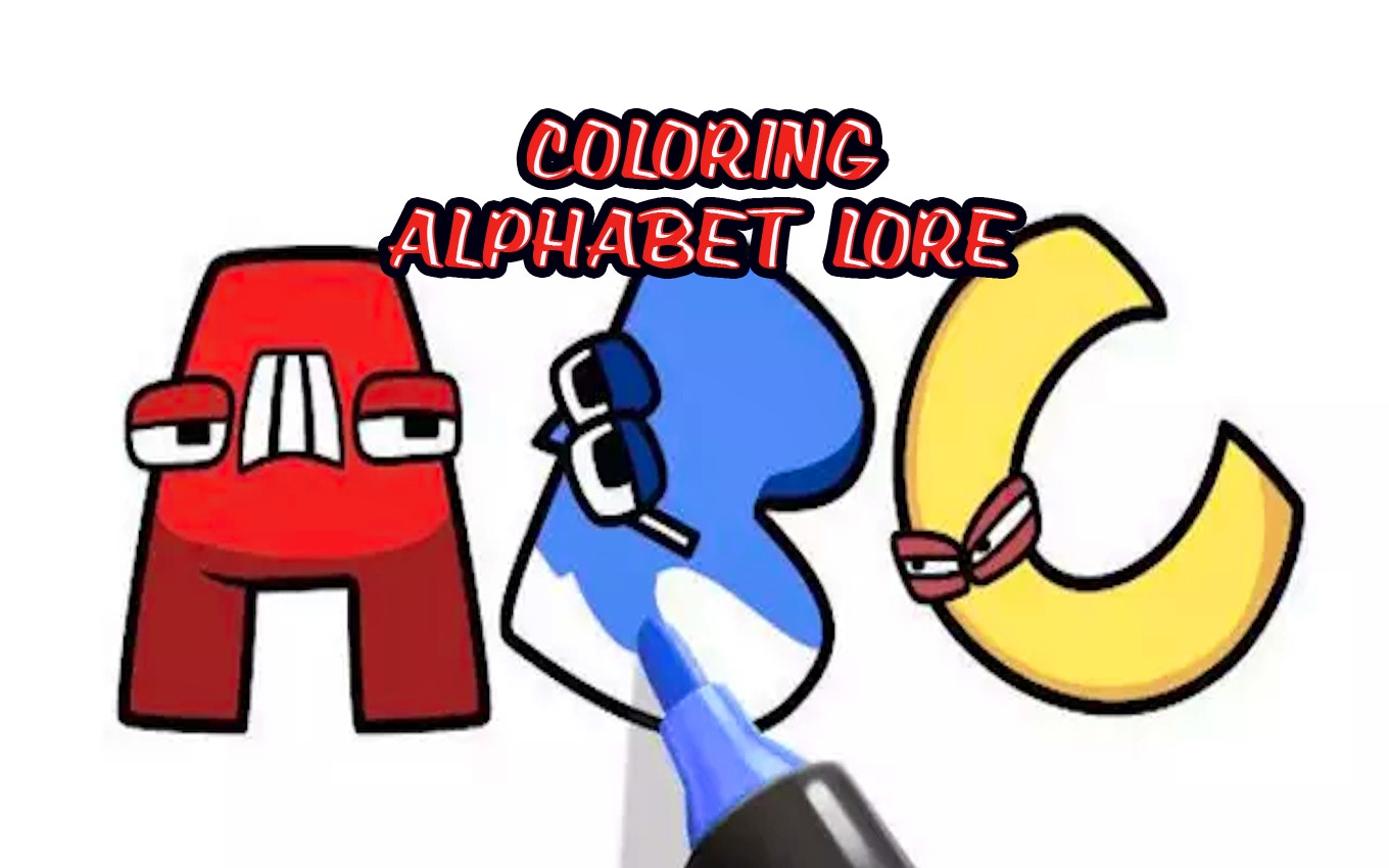 Coloring Alphabet Lore