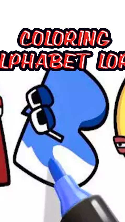 Coloring Alphabet Lore