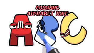 Coloring Alphabet Lore game cover