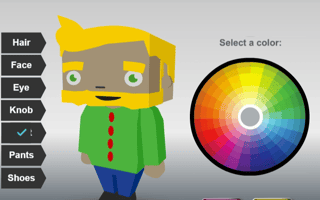 Coloring Bloxy Boy