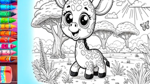 Image for Coloring book cute animals