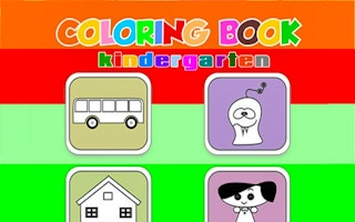 Coloring Book Kindergarten game cover