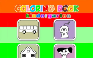 Coloring Book Kindergarten game cover