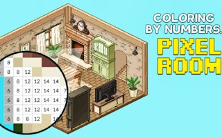 Coloring By Numbers Pixel Room