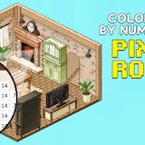 Coloring by Numbers. Pixel Room