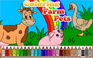 Coloring Farm Pets