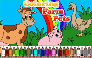 Coloring Farm Pets game cover