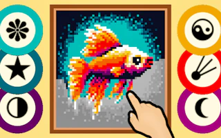 Coloring Mosaic by Symbols