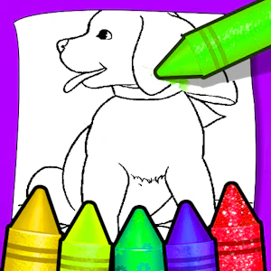 Pages à colorier pour enfants avec 8 animaux Thumbnail