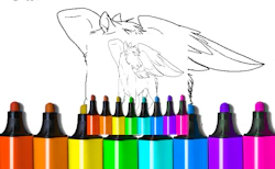 Coloring Pages Of Anime Wolves