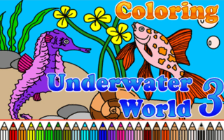 Coloring Underwater World 3 game cover
