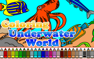Coloring Underwater World game cover
