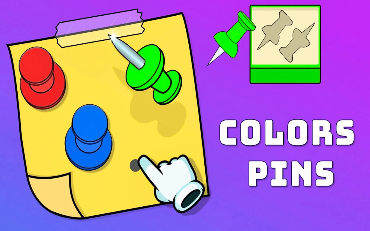 Play Colors Pins — free online Match 3 game
