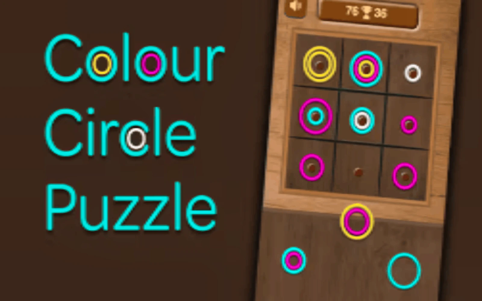 Colour Circle Puzzle — free online thinky game on Glaze Games