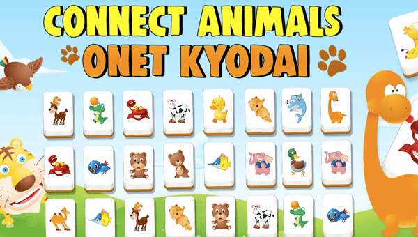 Connect Animals: Onet Kyodai 🕹️ Play Now on GamePix