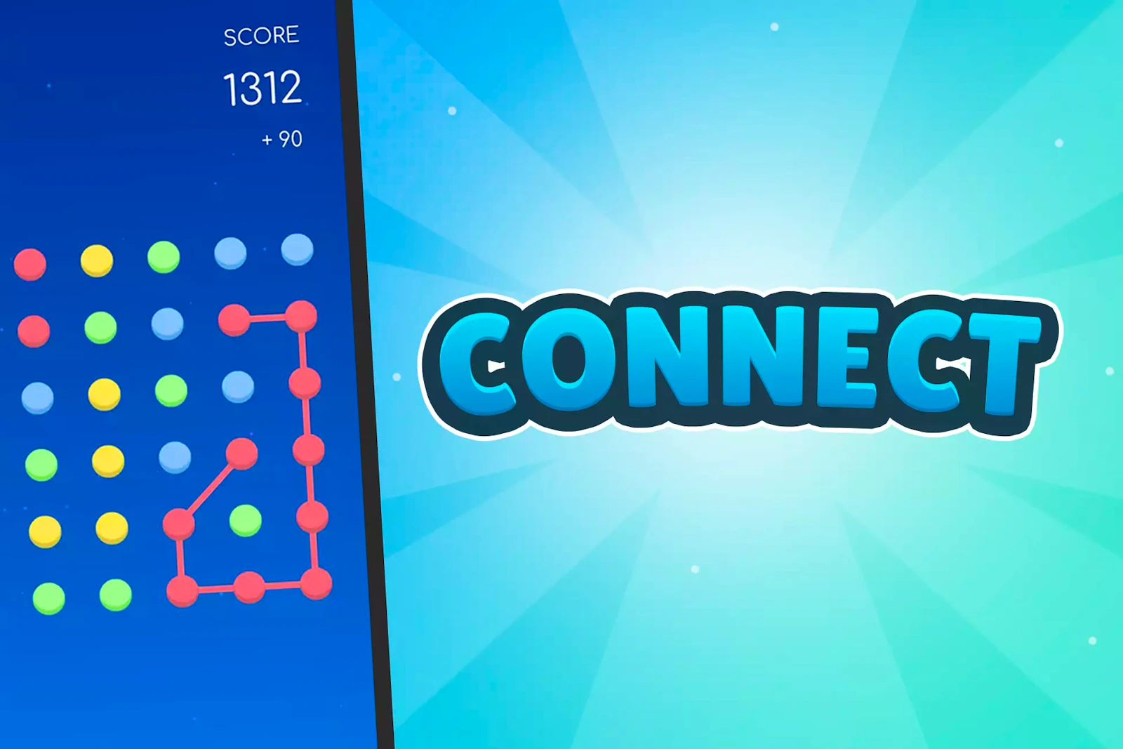 Connect Dots - 20 — free online thinky game on Glaze Games