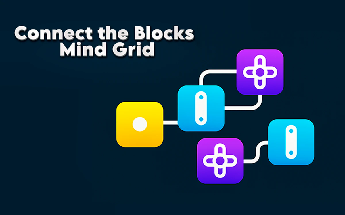 Play Connect the Blocks Mind Grid — free online Puzzle game
