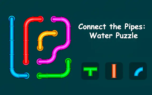 Connect the Pipes Water Puzzle