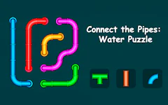 Connect the Pipes Water Puzzle