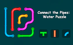 Connect the Pipes Water Puzzle