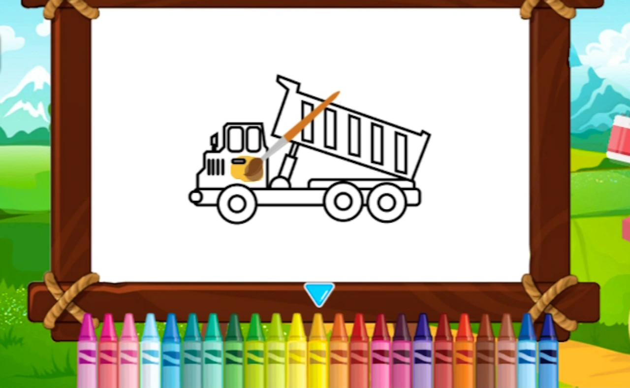 Construction Trucks Coloring