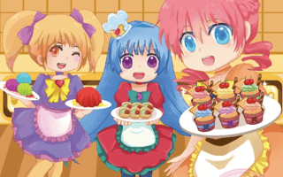 Cooking Super Girls: Cupcakes game cover