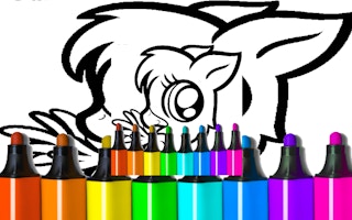 Cool Anime Animals Coloring game cover