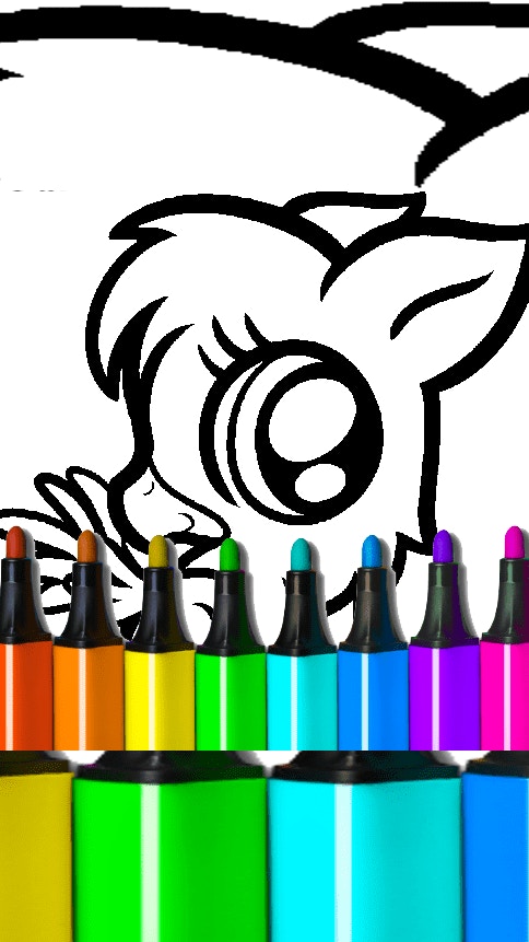 Cool Anime Animals Coloring