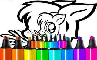 Cool Anime Animals Coloring game cover