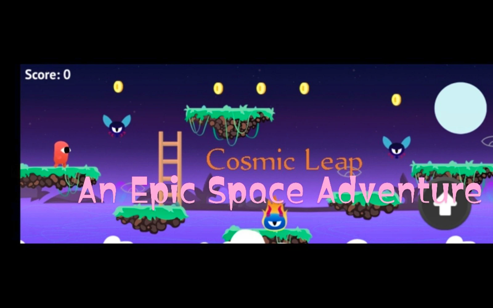 Cosmic Leap An Epic Space Adventure — free online arcade game on Glaze Games