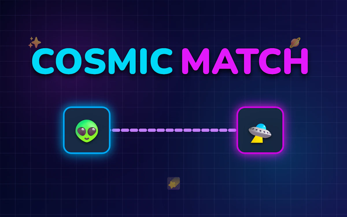 Play Cosmic Match — free online Puzzle game