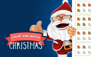 Count And Match Christmas game cover