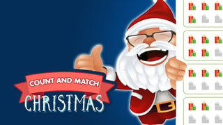 Count and Match Christmas