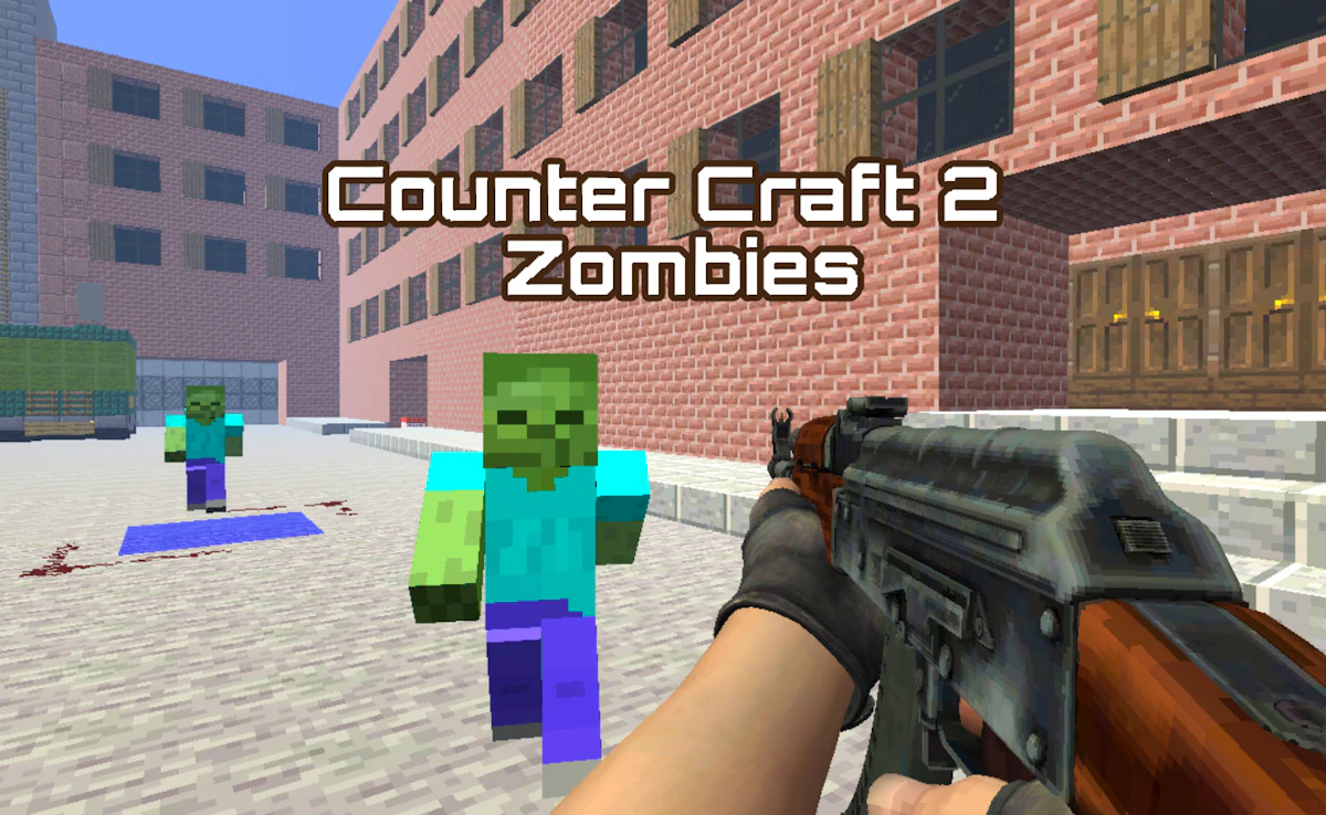 Play Counter Craft 2 Zombies — free online Pixel game