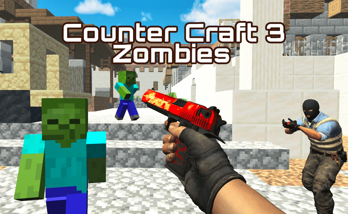 Play Counter Craft 3 Zombies — free online Zombie game