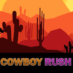 Cowboy Rush Online arcade Games on taptohit.com