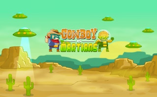 Cowboy Vs Martians game cover