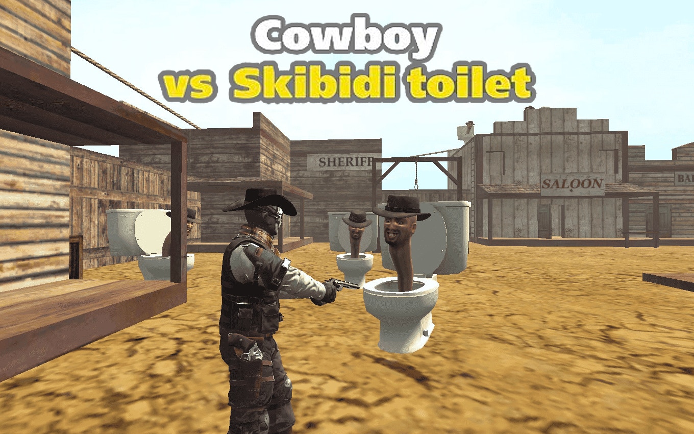 Cowboy vs Skibidi Toilets