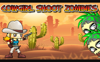 Cowgirl Shoot Zombies game cover